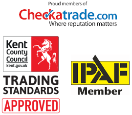 Gutter cleaning accreditations, checktrade, Trusted Trader, IPAF in Crawley